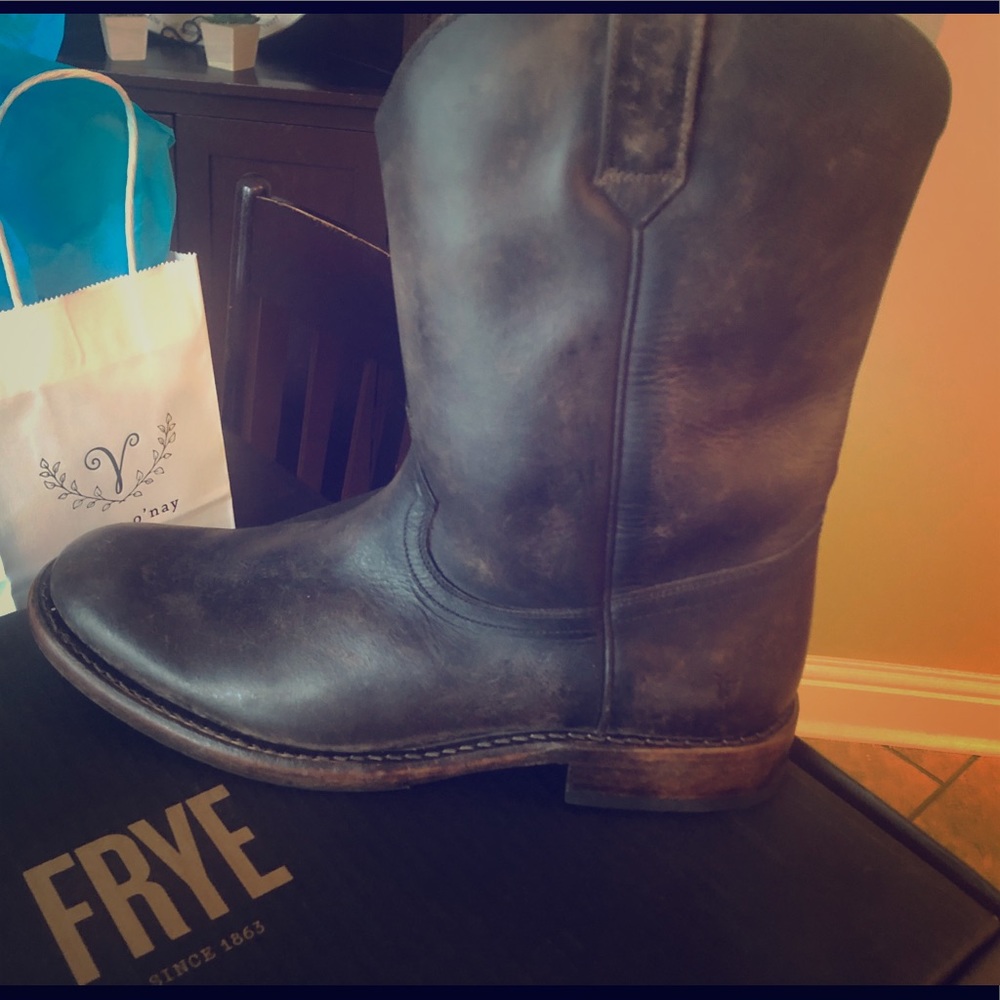 Mens Frye Duke Roper Boots